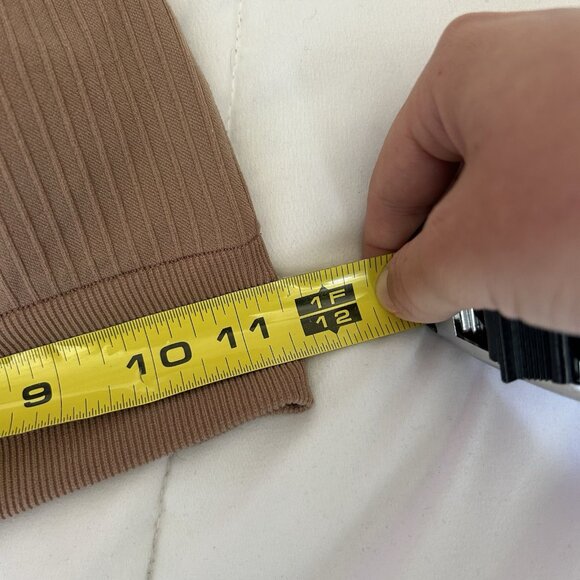 PINK Active Victoria Secret VS Brown Seamless Sports Bra Womens Small S Yoga - Picture 6 of 7